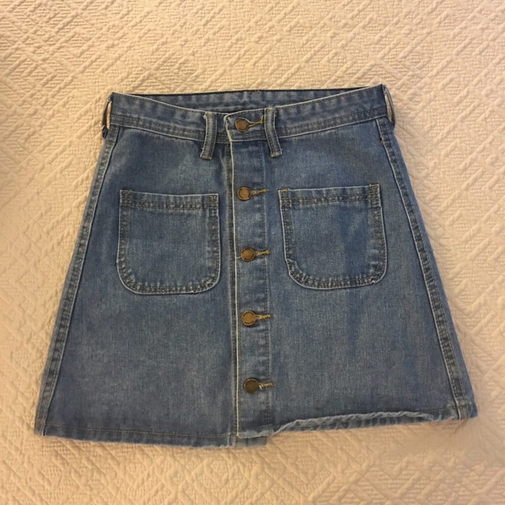 Jean Mini Skirt